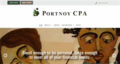 Desktop Screenshot of portnoycpa.com